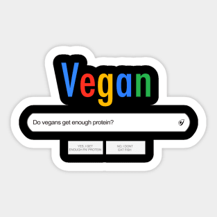 The Vegan Misconception Sticker